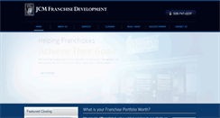 Desktop Screenshot of jcmfranchise.com